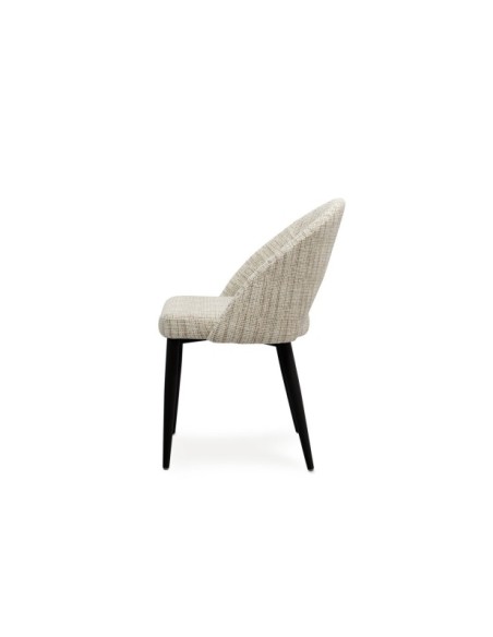 Silla VALKYRJA, Textil / Plástico / Metal / Taupe
