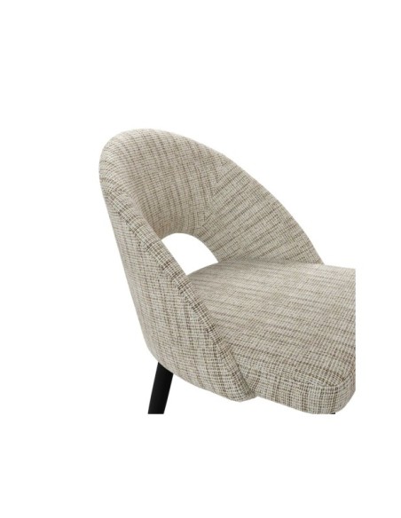 Silla VALKYRJA, Textil / Plástico / Metal / Taupe