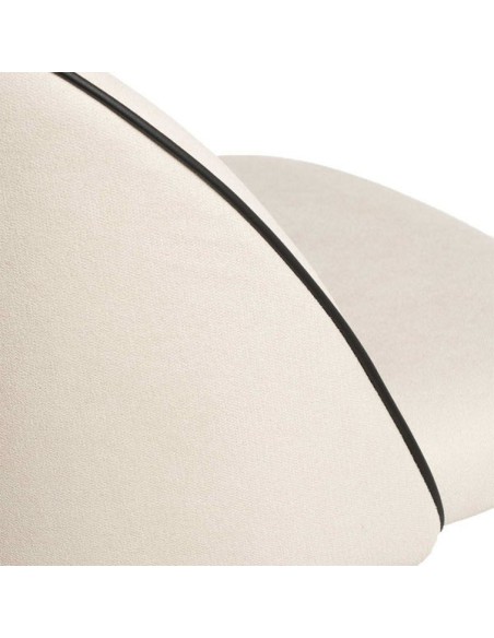 Silla STELLAR, Textil / Contrachapado / Metal / Beige