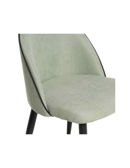 Silla STELLAR, Textil / Contrachapado / Metal / Menta