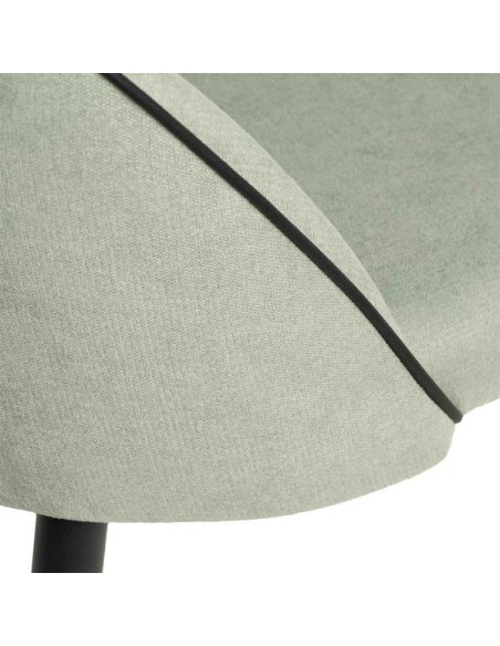 Silla STELLAR, Textil / Contrachapado / Metal / Menta