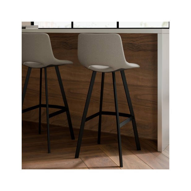 Taburete Alto ASTRO 78 cm, Textil /...