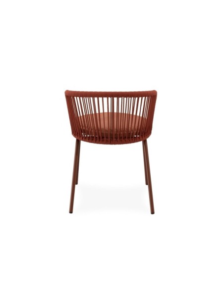 Silla Exterior URSA, Textil / Acero / Cuerda / Terracota