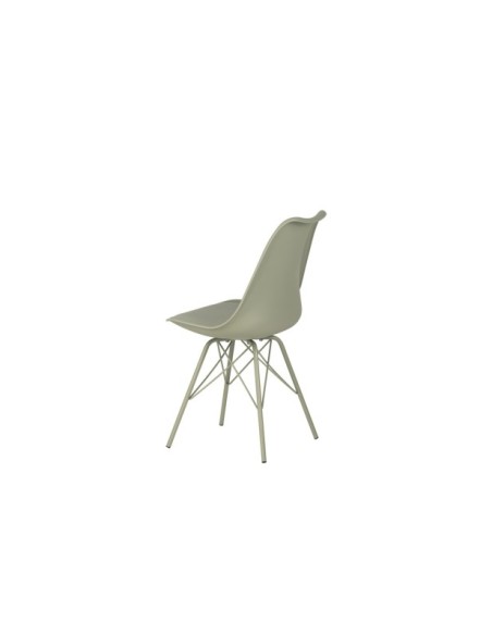 Silla GERRIE, Plástico / Metal / Menta