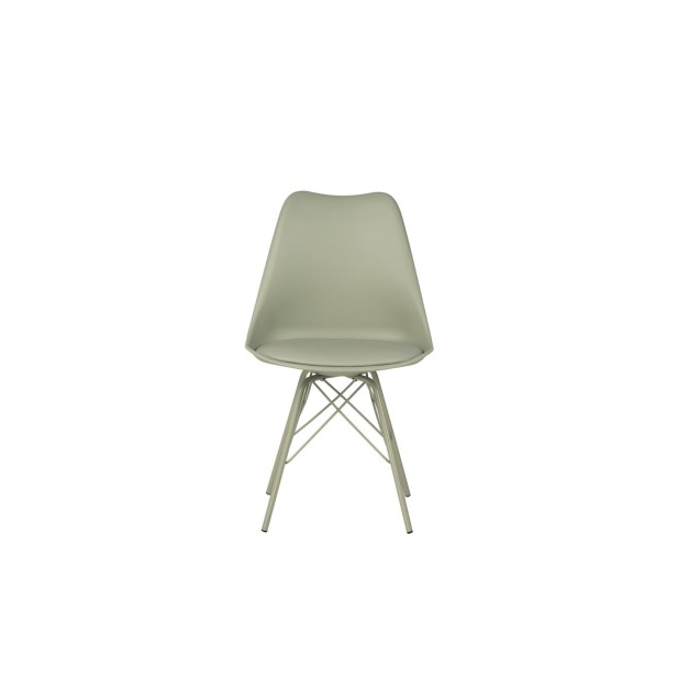 Silla GERRIE, Plástico / Metal / Menta