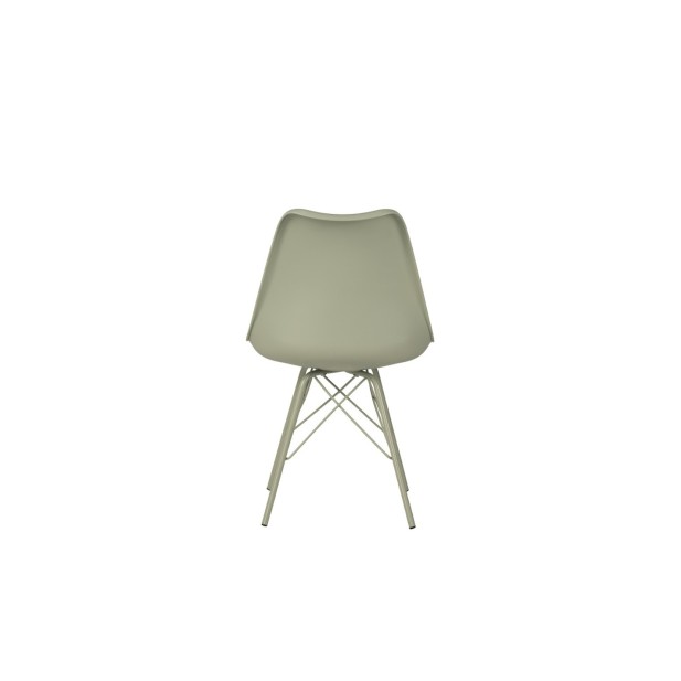 Silla GERRIE, Plástico / Metal / Menta