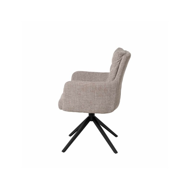 Silla Giratoria IVAR, Textil / Metal...