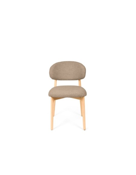 Silla ØDGER, Textil / Roble / Taupe