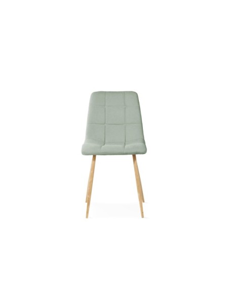 Silla MIAH, Textil / Contrachapado / Metal / Menta