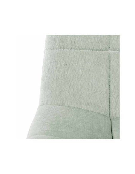 Silla MIAH, Textil / Contrachapado / Metal / Menta