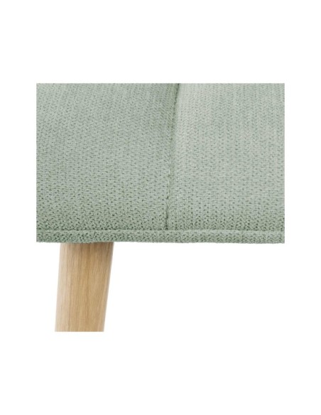 Silla MIAH, Textil / Contrachapado / Metal / Menta
