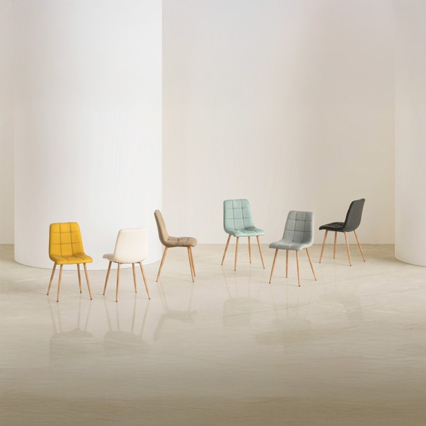 Silla MIAH, Textil / Contrachapado /...