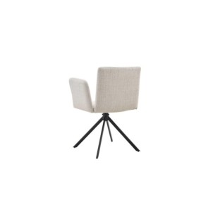 Silla DAG, Textil / Metal / Beige 2