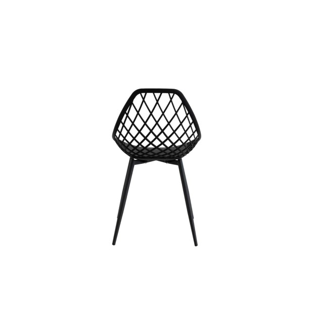 Silla JOSEPH, Plástico / Metal / Negro