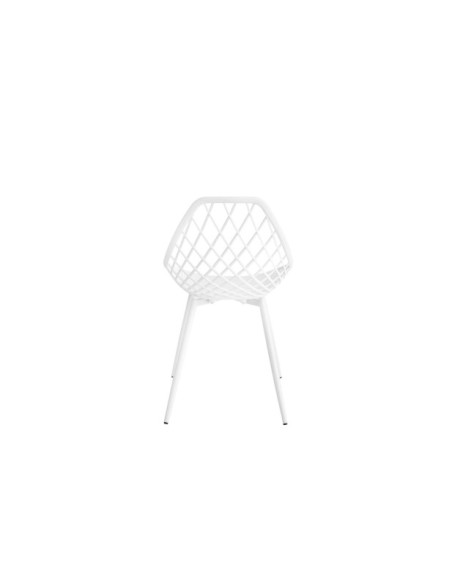 Silla JOSEPH, Plástico / Metal / Blanco