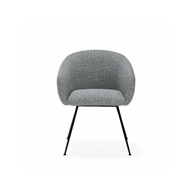 Silla LYS, Textil / PU / Metal / Gris