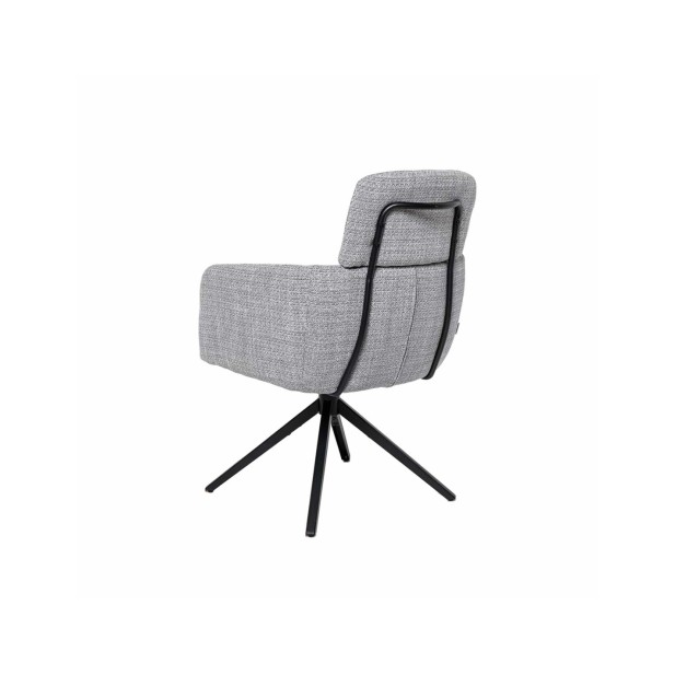 Silla Giratoria THORA, Textil / Metal...