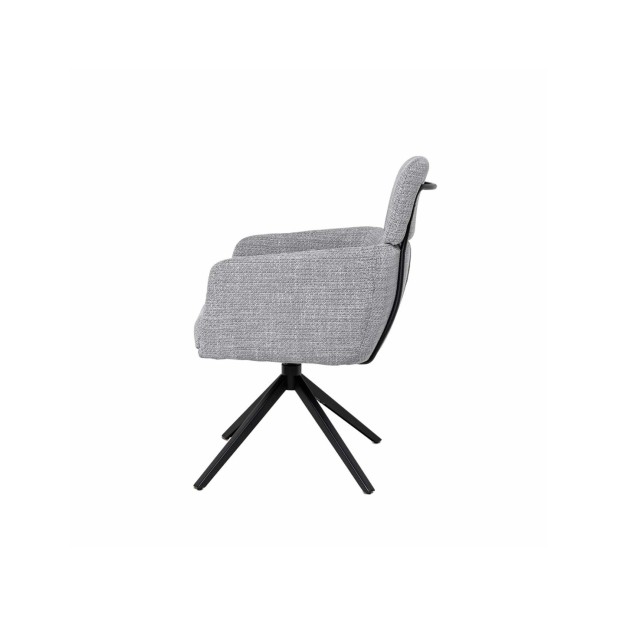 Silla Giratoria THORA, Textil / Metal...