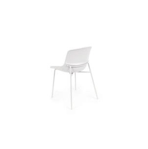 Silla AINA, Plástico / Metal / Blanco 2