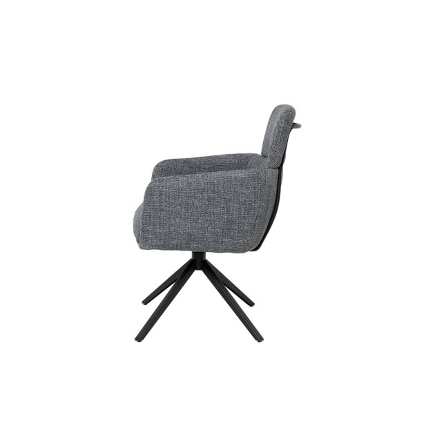 Silla Giratoria THORA, Textil / Metal...