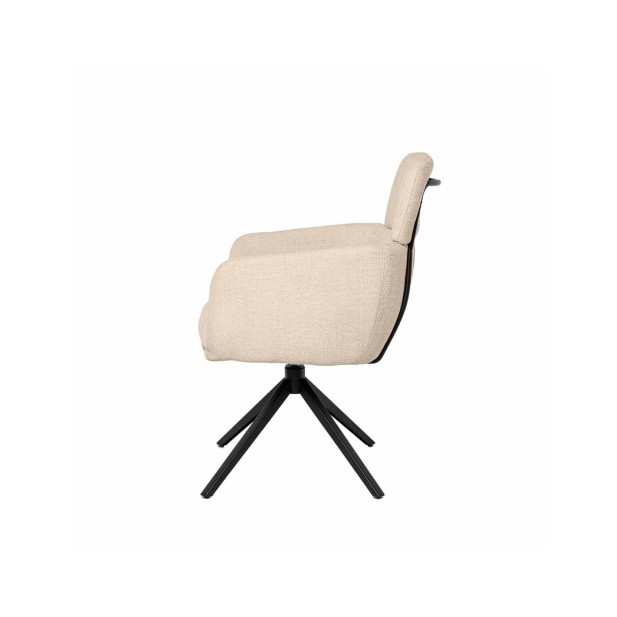 Silla Giratoria THORA, Textil / Metal...