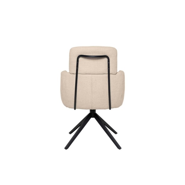 Silla Giratoria THORA, Textil / Metal...