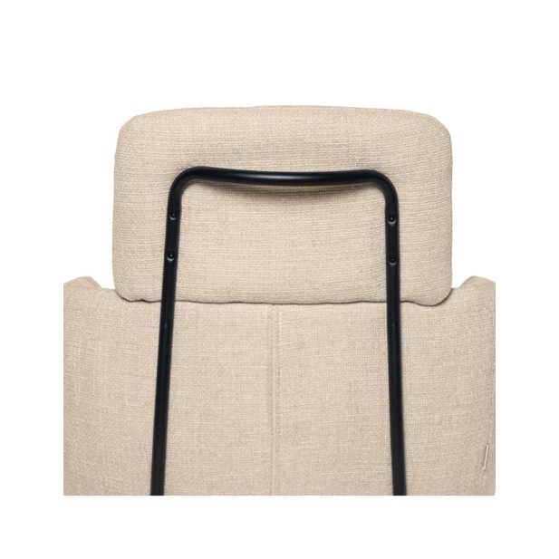 Silla Giratoria THORA, Textil / Metal...