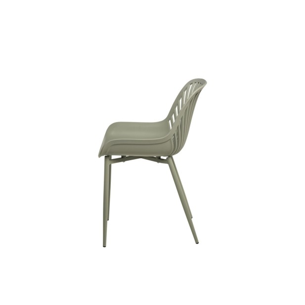 Silla RANAH, Plástico / Metal / Menta