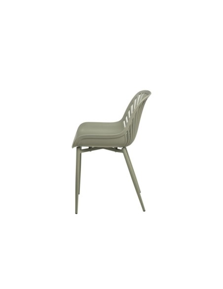 Silla RANAH, Plástico / Metal / Menta