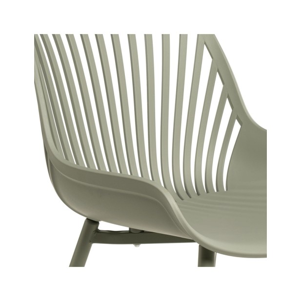 Silla RANAH, Plástico / Metal / Menta