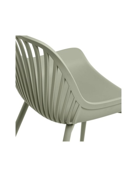 Silla RANAH, Plástico / Metal / Menta