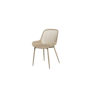 Silla RANAH, Plástico / Metal / Beige