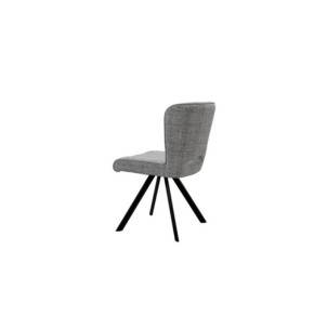 Silla AMELIE, Textil / Plástico / Metal / Gris Claro 2