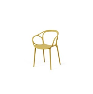 Silla EINO, Plástico / Mostaza