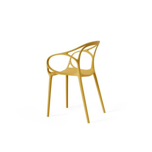 Silla EINO, Plástico / Mostaza