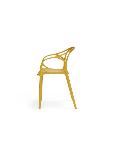 Silla EINO, Plástico / Mostaza