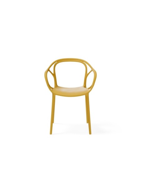Silla EINO, Plástico / Mostaza