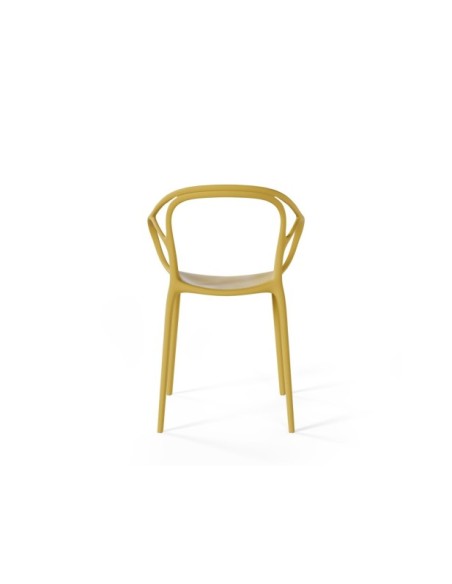 Silla EINO, Plástico / Mostaza