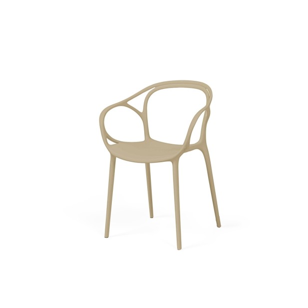 Silla EINO, Plástico / Beige