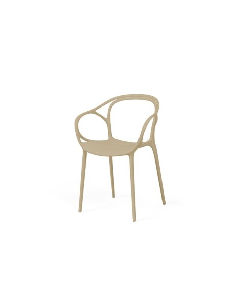 Silla EINO, Plástico / Beige