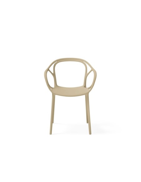 Silla EINO, Plástico / Beige