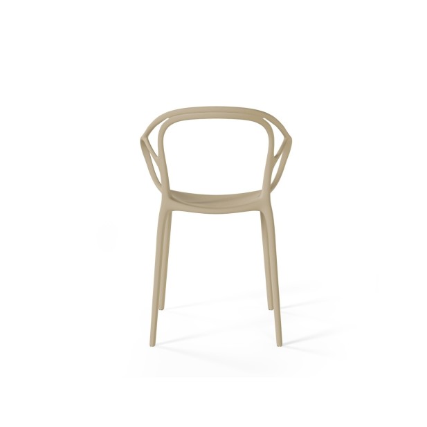Silla EINO, Plástico / Beige