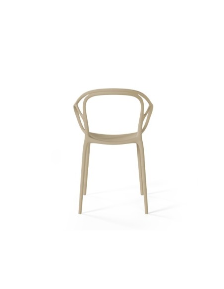 Silla EINO, Plástico / Beige