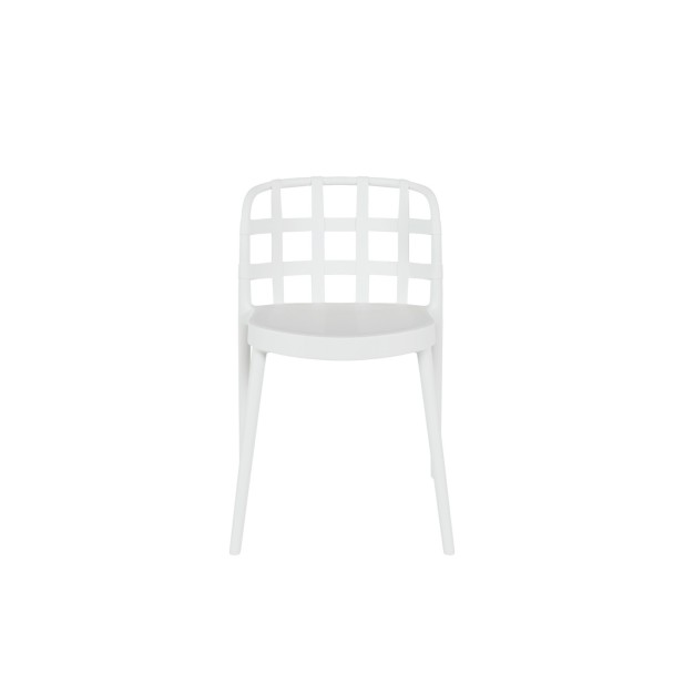 Silla GLOBE, Plástico / Blanco