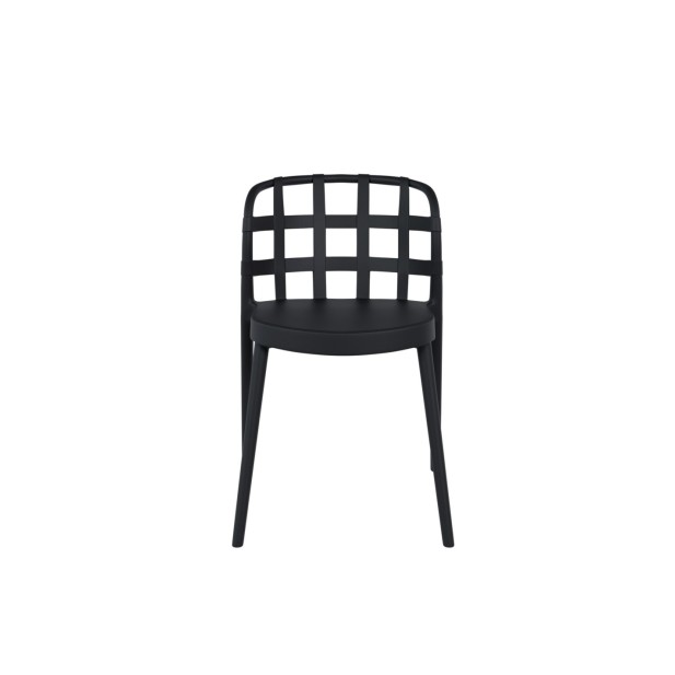 Silla GLOBE, Plástico / Negro
