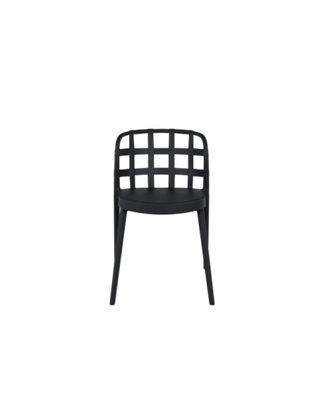 Silla GLOBE, Plástico / Negro