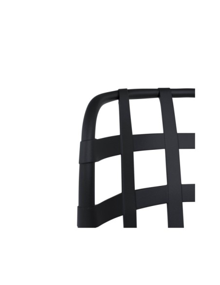 Silla GLOBE, Plástico / Negro