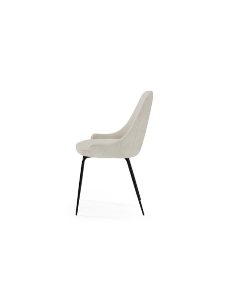 Silla ARI, Textil / Plástico / Metal / Beige