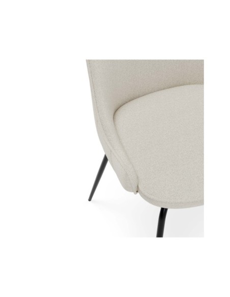 Silla ARI, Textil / Plástico / Metal / Beige