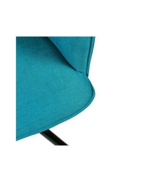 Silla Giratoria FENRIS, Textil / Metal / Azul